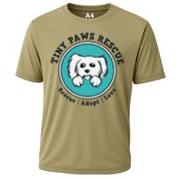 Tiny Paws Dog Logo Cooling Performance Crew T-Shirt