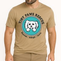 Tiny Paws Dog Logo Cooling Performance Crew T-Shirt