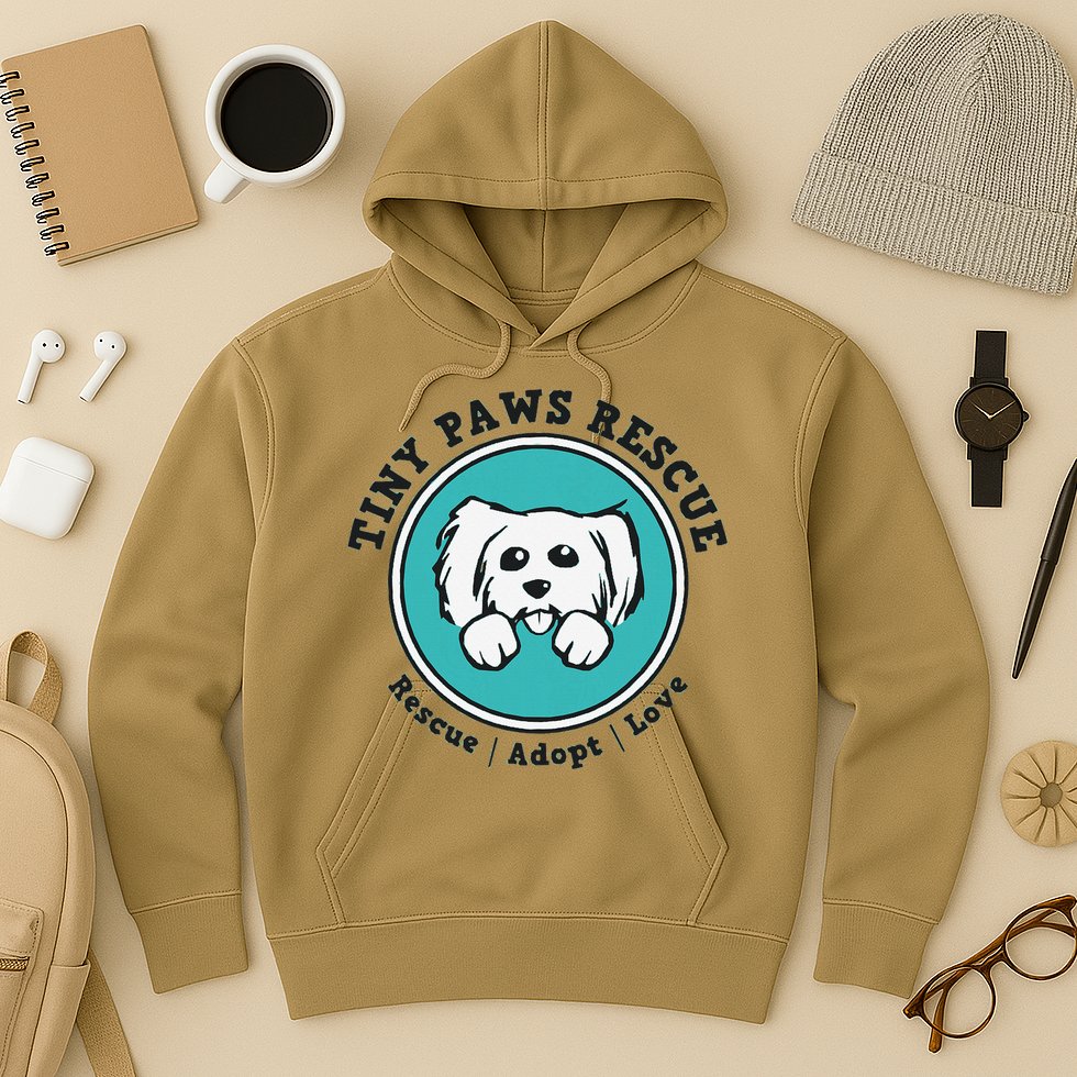 Tiny Paws Dog Logo Hoodie