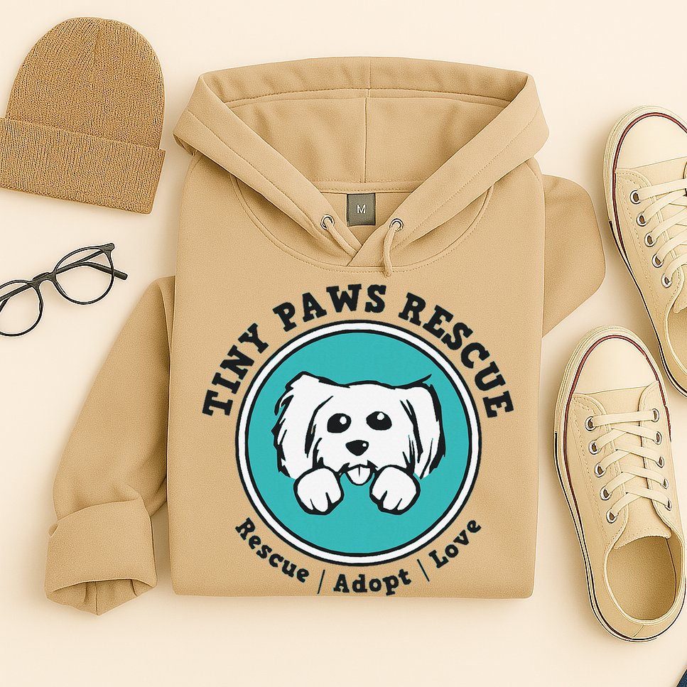 Tiny Paws Dog Logo Hoodie