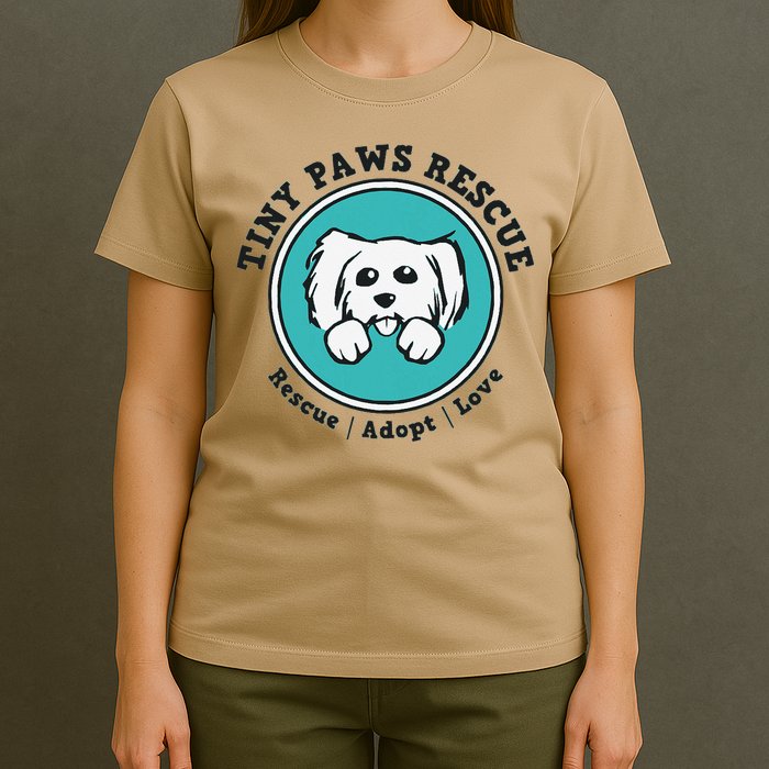 Tiny Paws Dog Logo T-Shirt