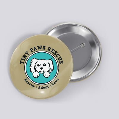 Tiny Paws Dog Logo Button