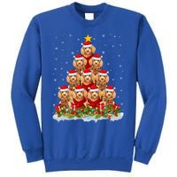 Toy Poodle Dog Lover Xmas Tree Santa Christmas Toy Poodle Gift Sweatshirt