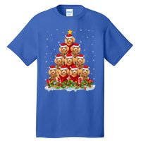 Toy Poodle Dog Lover Xmas Tree Santa Christmas Toy Poodle Gift Tall T-Shirt