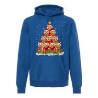 Toy Poodle Dog Lover Xmas Tree Santa Christmas Toy Poodle Gift Premium Hoodie