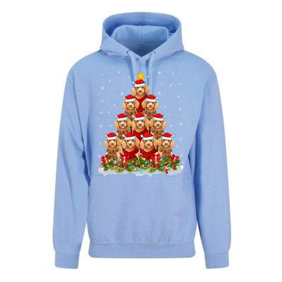 Toy Poodle Dog Lover Xmas Tree Santa Christmas Toy Poodle Gift Unisex Surf Hoodie