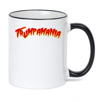 Trumpamania Pro Donald Trump Funny Election 11oz Black Color Changing Mug