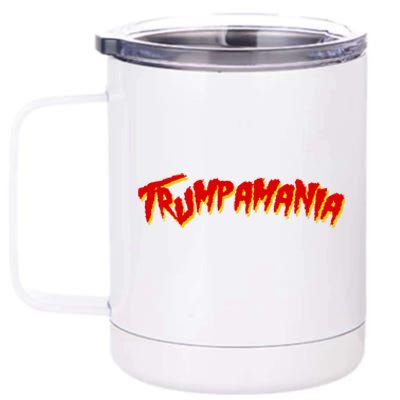 Trumpamania Pro Donald Trump Funny Election 12 oz Stainless Steel Tumbler Cup