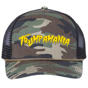 Trumpamania Pro Donald Trump Republican Wrestling Funny Retro Rope Trucker Hat Cap