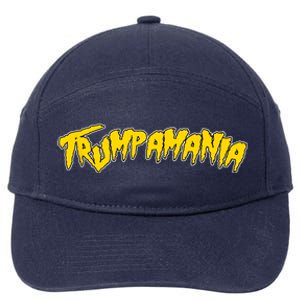 Trumpamania Pro Donald Trump Republican Wrestling Funny 7-Panel Snapback Hat