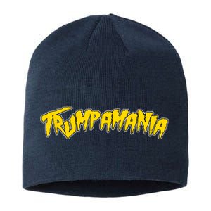 Trumpamania Pro Donald Trump Republican Wrestling Funny Sustainable Beanie