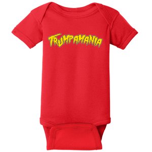 Trumpamania Pro Donald Trump Republican Wrestling Funny Baby Bodysuit