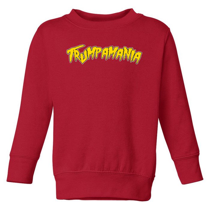 Trumpamania Pro Donald Trump Republican Wrestling Funny Toddler Sweatshirt