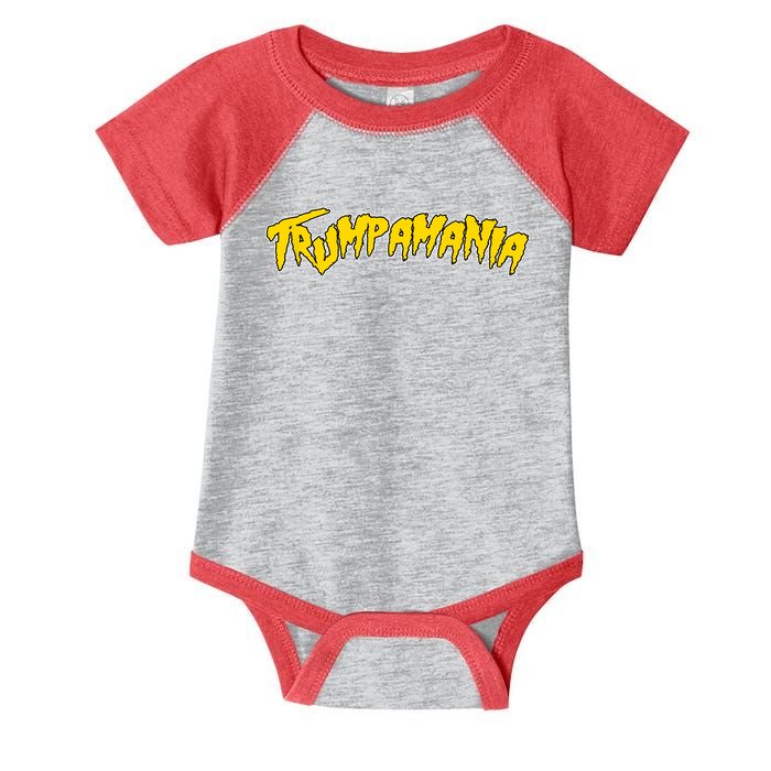 Trumpamania Pro Donald Trump Republican Wrestling Funny Infant Baby Jersey Bodysuit