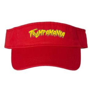 Trumpamania Pro Donald Trump Republican Wrestling Funny Valucap Bio-Washed Visor