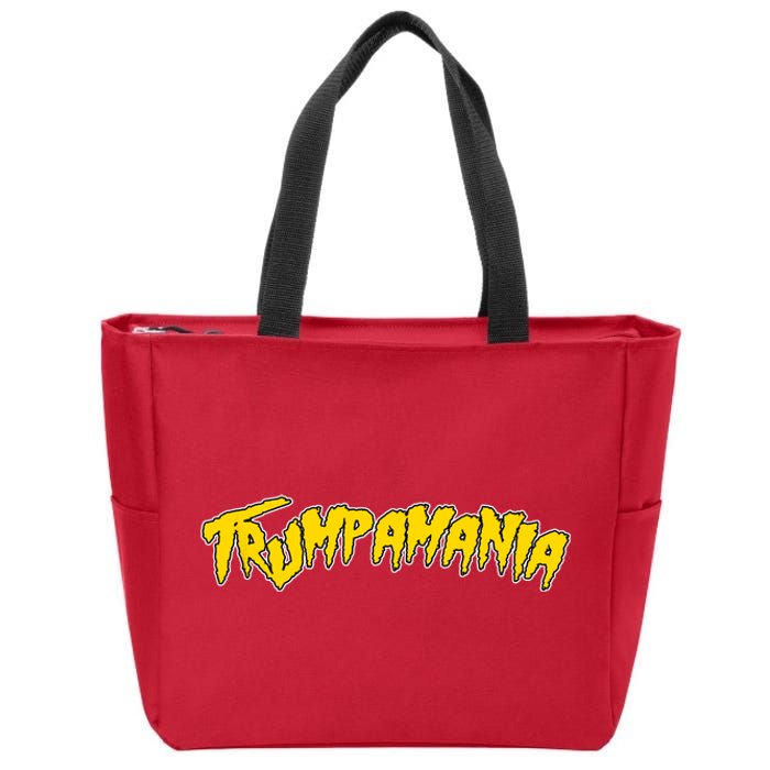 Trumpamania Pro Donald Trump Republican Wrestling Funny Zip Tote Bag