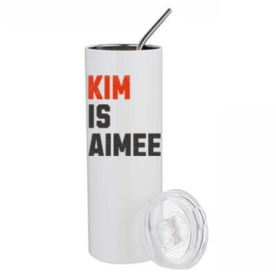 Tortured Poet Department Thank You Aimee Eras Stainless Steel Tumbler