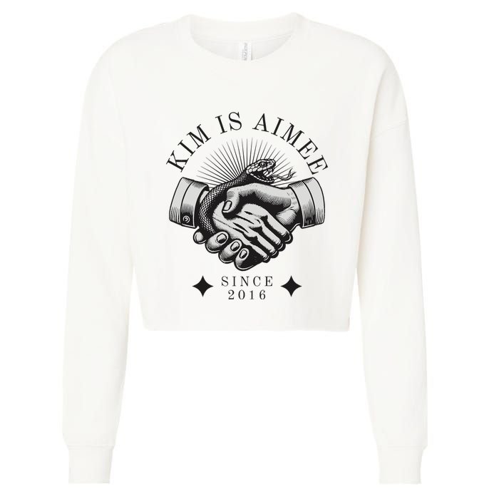 Tortured Poet Department Thank You Aimee Cropped Pullover Crew