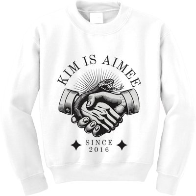 Tortured Poet Department Thank You Aimee Kids Sweatshirt