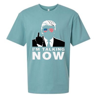 Trump President Debate 2024 IM Talking Now Sueded Cloud Jersey T-Shirt