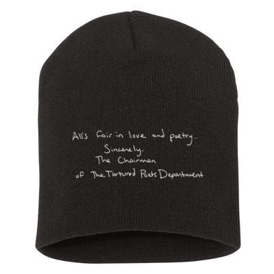 The Poets Department New Album Short Acrylic Beanie