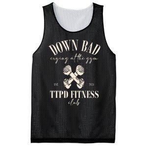 The Poets Department Down Bad Crying At Gym Mesh Reversible Basketball Jersey Tank