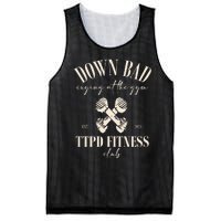 The Poets Department Down Bad Crying At Gym Mesh Reversible Basketball Jersey Tank