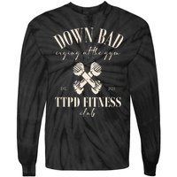 The Poets Department Down Bad Crying At Gym Tie-Dye Long Sleeve Shirt