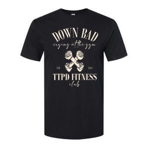 The Poets Department Down Bad Crying At Gym Softstyle CVC T-Shirt