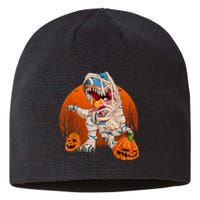 Trex Pumpkin Dinosaur Halloween Mummy Zombie Dino Sustainable Beanie