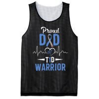 T1D Proud Dad Diabetes Awareness Type 1 Insulin Pancreas Mesh Reversible Basketball Jersey Tank