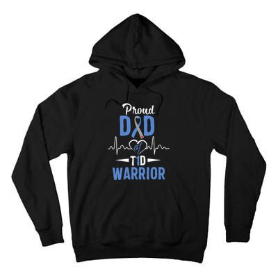 T1D Proud Dad Diabetes Awareness Type 1 Insulin Pancreas Tall Hoodie