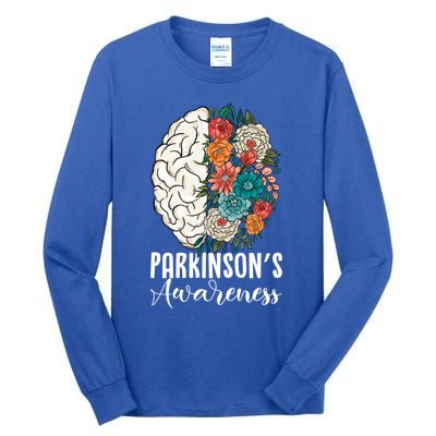 Tulip ParkinsonS Disease Awareness April Month Support Gift Tall Long Sleeve T-Shirt