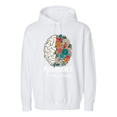 Tulip ParkinsonS Disease Awareness April Month Support Gift Garment-Dyed Fleece Hoodie