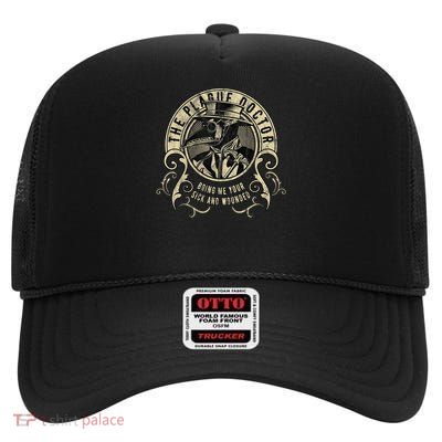 The Plague Doctor High Crown Mesh Back Trucker Hat
