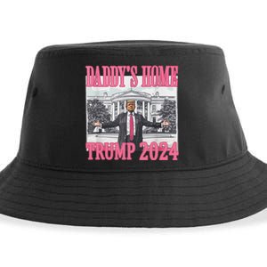 Trump Pink Daddys Home Trump 2024 Sustainable Bucket Hat