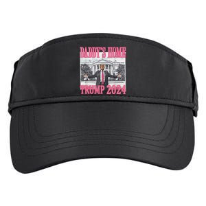 Trump Pink Daddys Home Trump 2024 Adult Drive Performance Visor