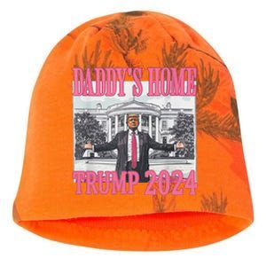 Trump Pink Daddys Home Trump 2024 Kati - Camo Knit Beanie