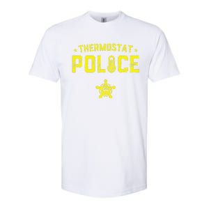 Thermostat Police Dad Gift Funny Fathers Day Softstyle CVC T-Shirt