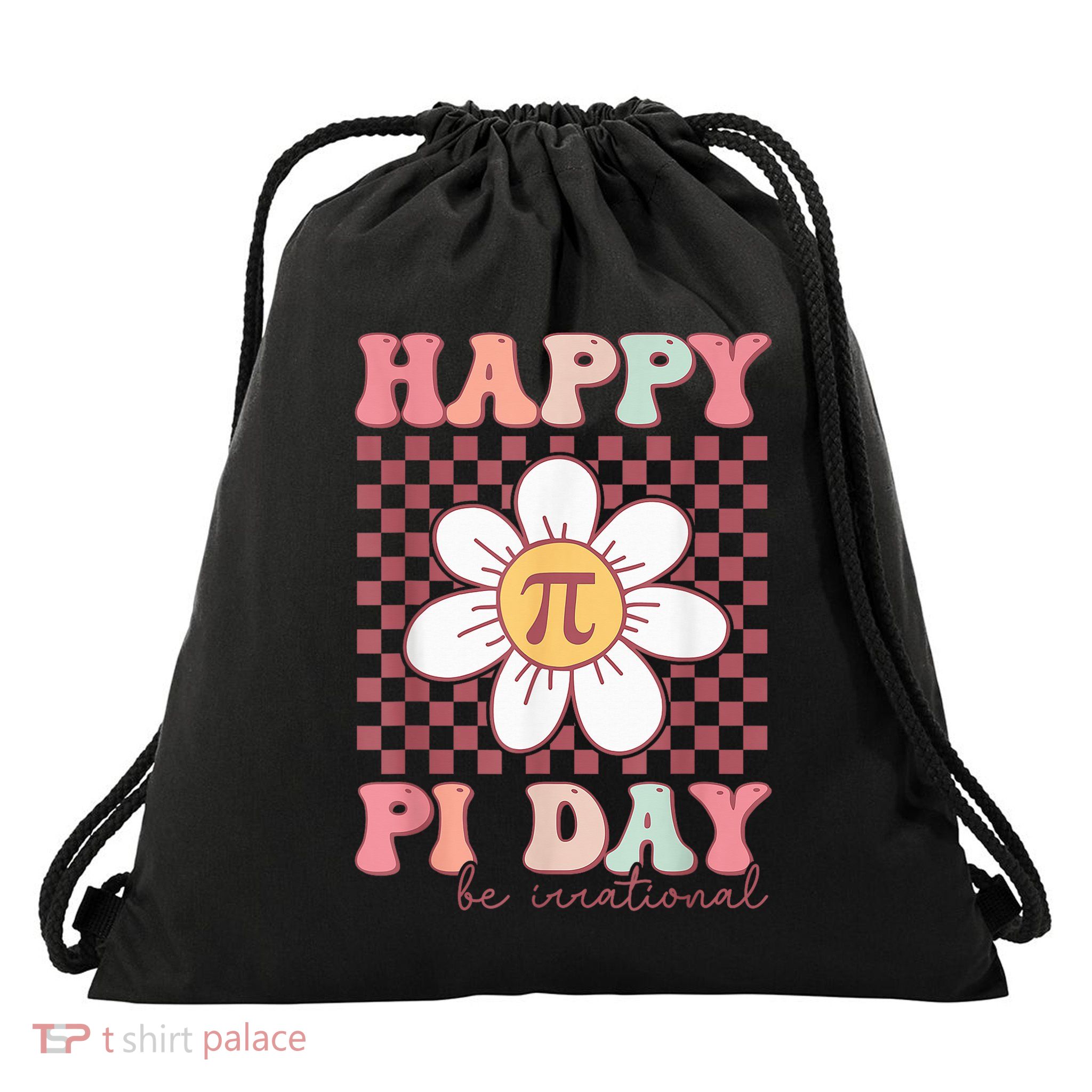 Teacher Pi Day Lover Drawstring Bag