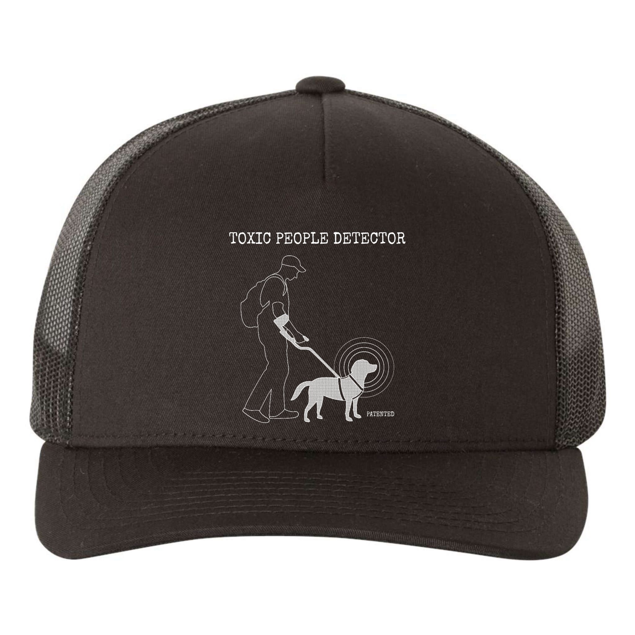 Toxic People Detector Funny Yupoong Adult 5-Panel Trucker Hat