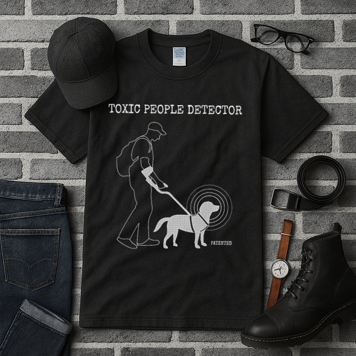 Toxic People Detector Funny Tall T-Shirt