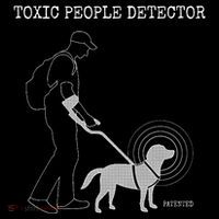 Toxic People Detector Funny Drawstring Bag