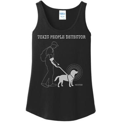 Toxic People Detector Funny Ladies Essential Tank