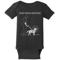 Toxic People Detector Funny Baby Bodysuit