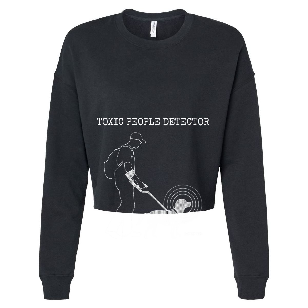 Toxic People Detector Funny Women's V-Neck T-Shirt