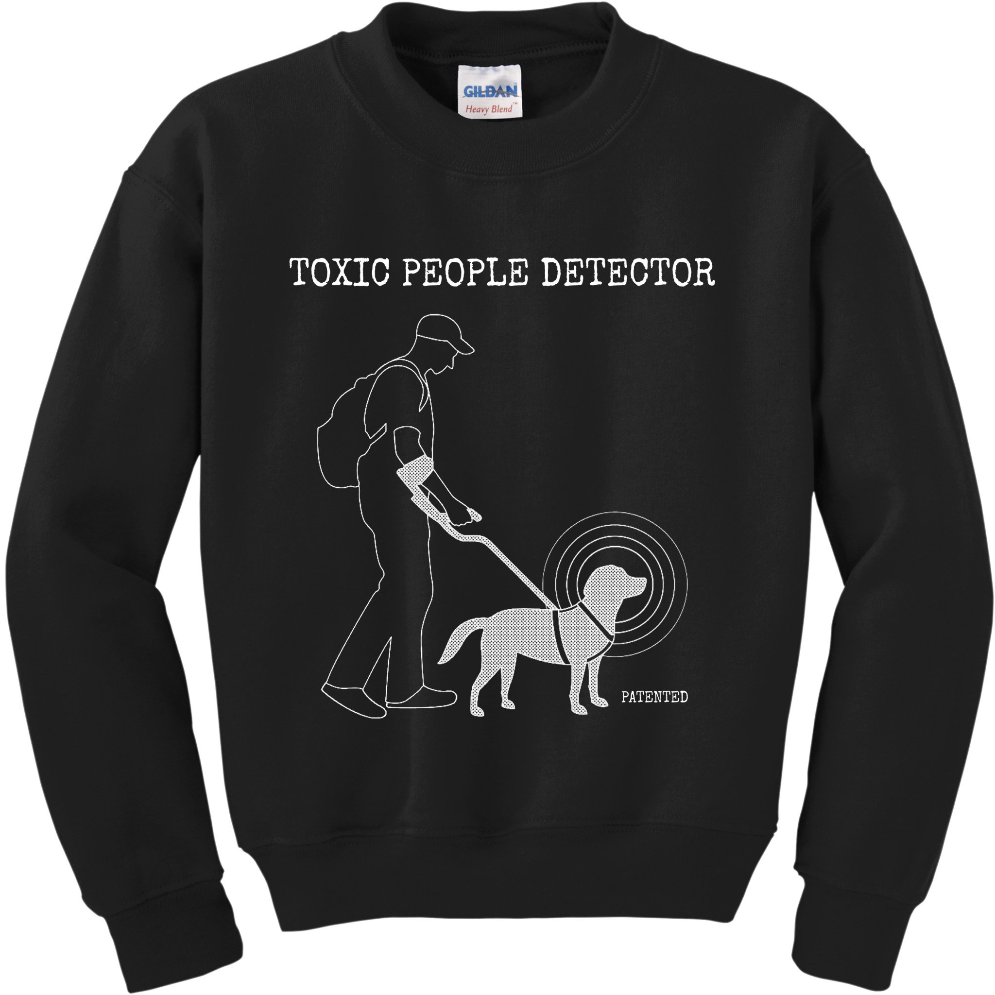 Toxic People Detector Funny Kids Sweatshirt
