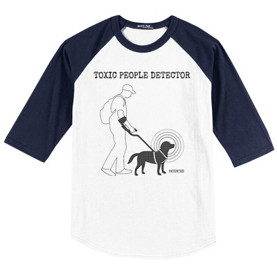 Toxic People Detector Funny Baseball Sleeve Shirt