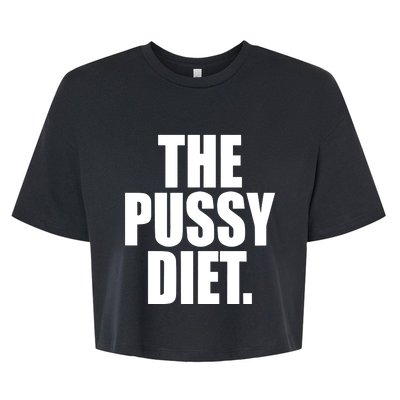 The Pussy Diet Bella+Canvas Jersey Crop Tee