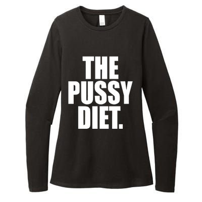 The Pussy Diet Womens CVC Long Sleeve Shirt